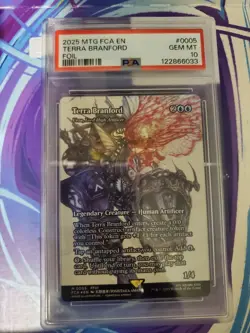 Final Fantasy MTG PSA 10 FOIL Terra Branford Urza, Lord High Artificer Showcase - Image 1