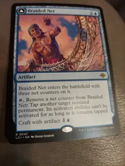 x1 Braided Net // Braided Quipu R MTG The Lost Caverns of Ixalan M/NM, English - Image 1