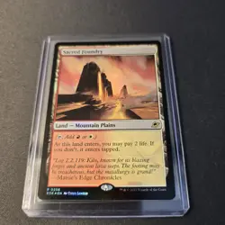 MTG Sacred Foundry 256 Foil Rare Edge of Eternities EOE - Image 2