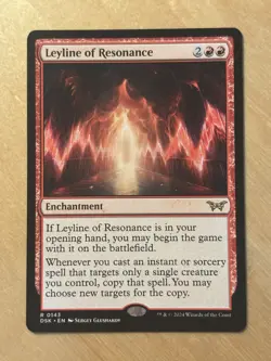 Magic the Gathering MTG Leyline of Resonance Duskmourn House of Horror NM - Image 1