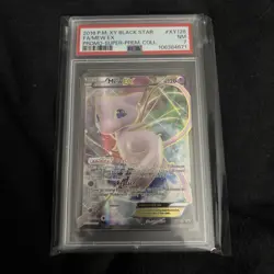 2016 POKEMON XY BLACK STAR PROMO SUPER-PREMIUM COLL #XY126 FULL ART/MEW EX PSA 7 - Image 1