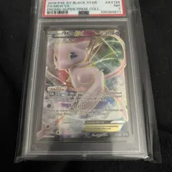 2016 POKEMON XY BLACK STAR PROMO SUPER-PREMIUM COLL #XY126 FULL ART/MEW EX PSA 7 - Image 2