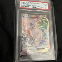 2016 POKEMON XY BLACK STAR PROMO SUPER-PREMIUM COLL #XY126 FULL ART/MEW EX PSA 7 - Image 3