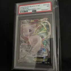 2016 POKEMON XY BLACK STAR PROMO SUPER-PREMIUM COLL #XY126 FULL ART/MEW EX PSA 7 - Image 4