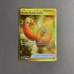 Pokemon Buddy-Buddy Poffin 223/167 Hyper Rare Twilight Masquerade NM/M - Image 1