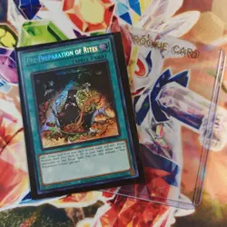 Yugioh Pre-Preparation of Rites RA01-EN055 1st Edition Secret Rare NM - Image 1