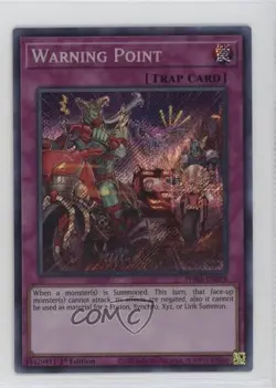 SCR - Warning Point 1st Ed. YuGiOh Phantom Rage #PHRA-EN078 0p38 - Image 1