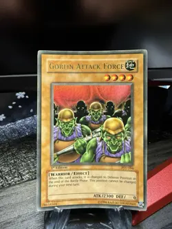 Goblin Attack Force PSV-094 Pharaoh's Servant 1st Edition YuGiOh Card sir - Image 1