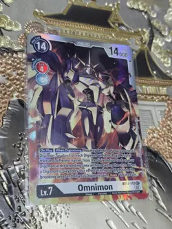 Digimon Card Game Singles Versus Royal Knight Booster Omnimon BT13-112 SEC - Image 1