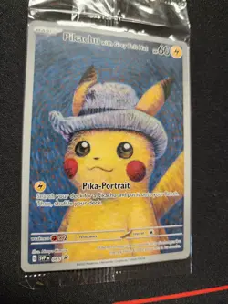 Pikachu with Grey Felt Hat #085 Sv: Scarlet & Violet Promo Card Sealed Official - Image 5