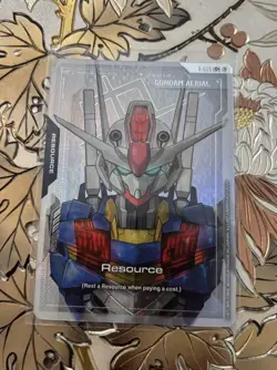 Gundam Card Game Resource R-009 C+ GD01 Gundam Aerial Alternate Art A2 - Image 1