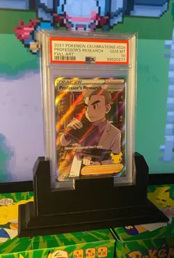 Pokemon Celebrations Professor's Research Full Art Holo Rare Card 024/025 Psa 10 - Image 1