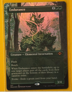 FOIL MTG English Endurance (Borderless) NM Foil Modern Horizons 2 - Image 1