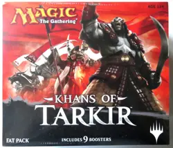 KHANS OF TARKIR MtG Magic sealed FAT PACK (Bundle) card Box 9 Booster Packs + - Image 2