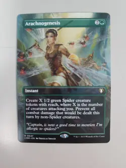 MTG Arachnogenesis Commander Masters 0647 Borderless Rare - Image 1