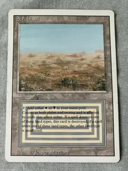 Scrubland - Revised Edition - LP - Nonfoil - MTG Dual Land - Image 4