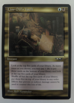 Magic Mtg Alliances Lim-Dul's Vault near mint - Image 1
