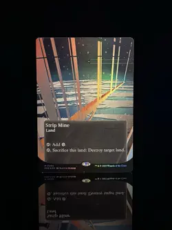 Strip Mine Land #0085 EOS M (Borderless FOIL) Edge Of Eternities: Stellar Sights - Image 1