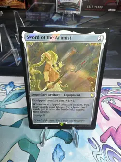Sword of the Animist (Surge Foil) Commander: Final Fantasy Foil - Image 1