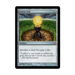WOTC MtG Ftv Relics Zuran Orb (MR) (Foil) EX - Image 1