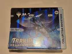 MTG Tarkir Dragonstorm Collector Booster Box Factory Sealed - Image 1