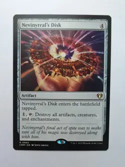 MTG Nevinyral's Disk (CMM) Commander Masters Regular Rare 0965 - Image 1