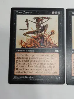 Magic the Gathering ~ MTG ~ 2x Bone Dancer ~ Weatherlight ~ LP/NM - Image 2