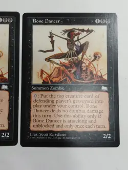 Magic the Gathering ~ MTG ~ 2x Bone Dancer ~ Weatherlight ~ LP/NM - Image 3