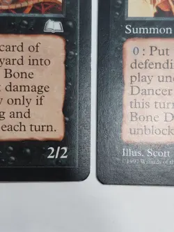 Magic the Gathering ~ MTG ~ 2x Bone Dancer ~ Weatherlight ~ LP/NM - Image 5