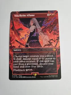 Nibelheim Aflame (Borderless Extended Art) x1 MTG ENGLISH Rare - Check My Store! - Image 1