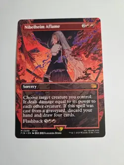 Nibelheim Aflame (Borderless Extended Art) x1 MTG ENGLISH Rare - Check My Store! - Image 2