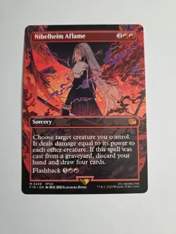 Nibelheim Aflame (Borderless Extended Art) x1 MTG ENGLISH Rare - Check My Store! - Image 3