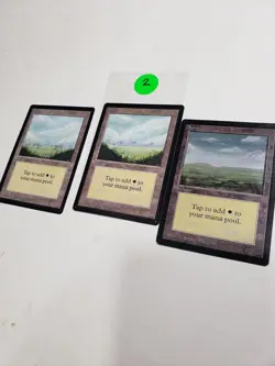 MTG Beta Plains Basic Land Set Magic The Gathering LP - Image 1