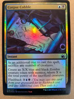 MTG 1x FOIL Corpse Cobble Innistrad: Midnight Hunt Magic the Gathering x1 NM - Image 1