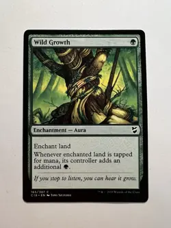 Wild Growth - MTG Commander 2018 - NM - Image 1