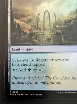 Selesnya Guildgate 0286 RVR Foil Common Ravnica Remastered Magic: The Gathering - Image 4