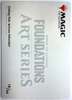 Fishing Pole - MTG - Foundations Art Series #18/54 - NM - Image 2