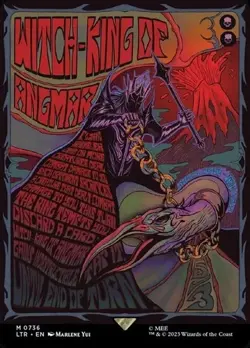 Lord of the rings - Witch king of Angmar - Borderless Poster Foil NM - Image 1
