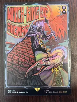 Lord of the rings - Witch king of Angmar - Borderless Poster Foil NM - Image 2