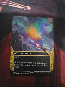 Meteor Crater (0026) (Borderless) Edge of Eternities: Stellar Sights Regular - Image 1