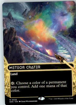 Meteor Crater (0026) (Borderless) Edge of Eternities: Stellar Sights Regular - Image 1