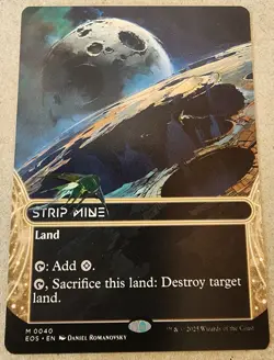 Strip Mine - #40 Regular (Borderless) Edge of Eternities: Stellar Sights - Mtg - Image 1