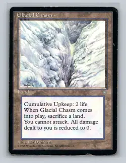 Glacial Chasm - MTG Ice Age - Magic the Gathering - Mp-Hp - Image 1