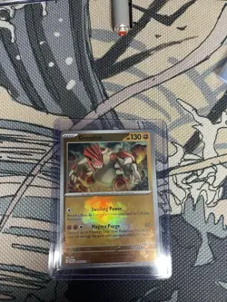 Pokemon TCG Groudon Master Ball Holo Card 049/131 Prismatic Evolutions NM - Image 1