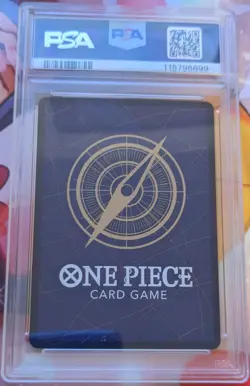 PSA 9 One Piece Card Boa Hancock ST17-004 SR Gold Parallel Storage Box Japanese - Image 2