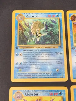 1st Edition Fossil Pokemon Card Lot 1999 WOTC Original 151 Kanto Pokemon MP/HP - Image 2