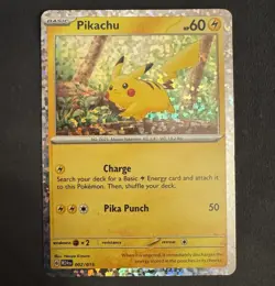 Pikachu 002/015 McDonald's Promos 2024 Holo Pokemon Card - Image 1