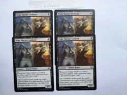 4x Night Market Lookout Kaladesh Human Rogue MTG Great Condition - Image 1