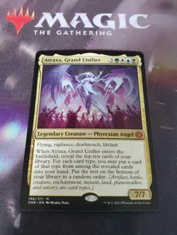 Mtg. Atraxa, Grand Unifier. Phyrexia: All Will Be One. Pack Fresh - Image 1