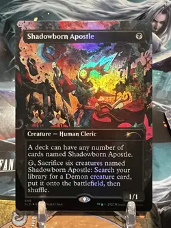 MTG | Shadowborn Apostle (688) (Borderless) [Secret Lair] ✨FOIL✨ - Image 1